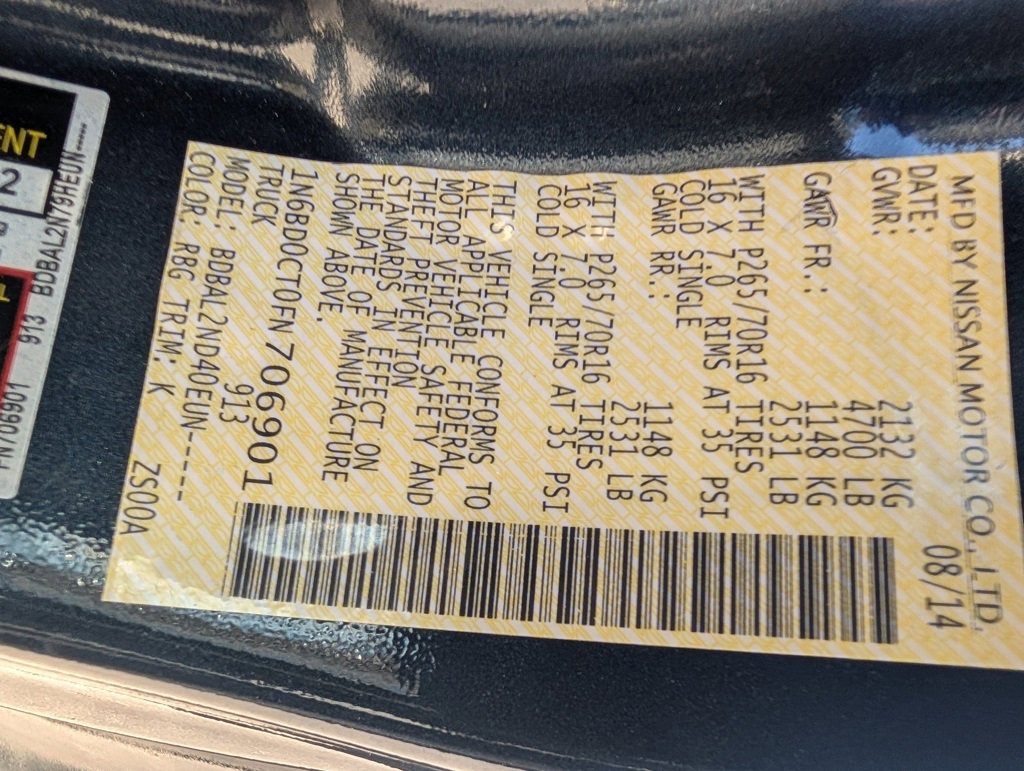 Used 2015 Nissan Frontier SV image 22