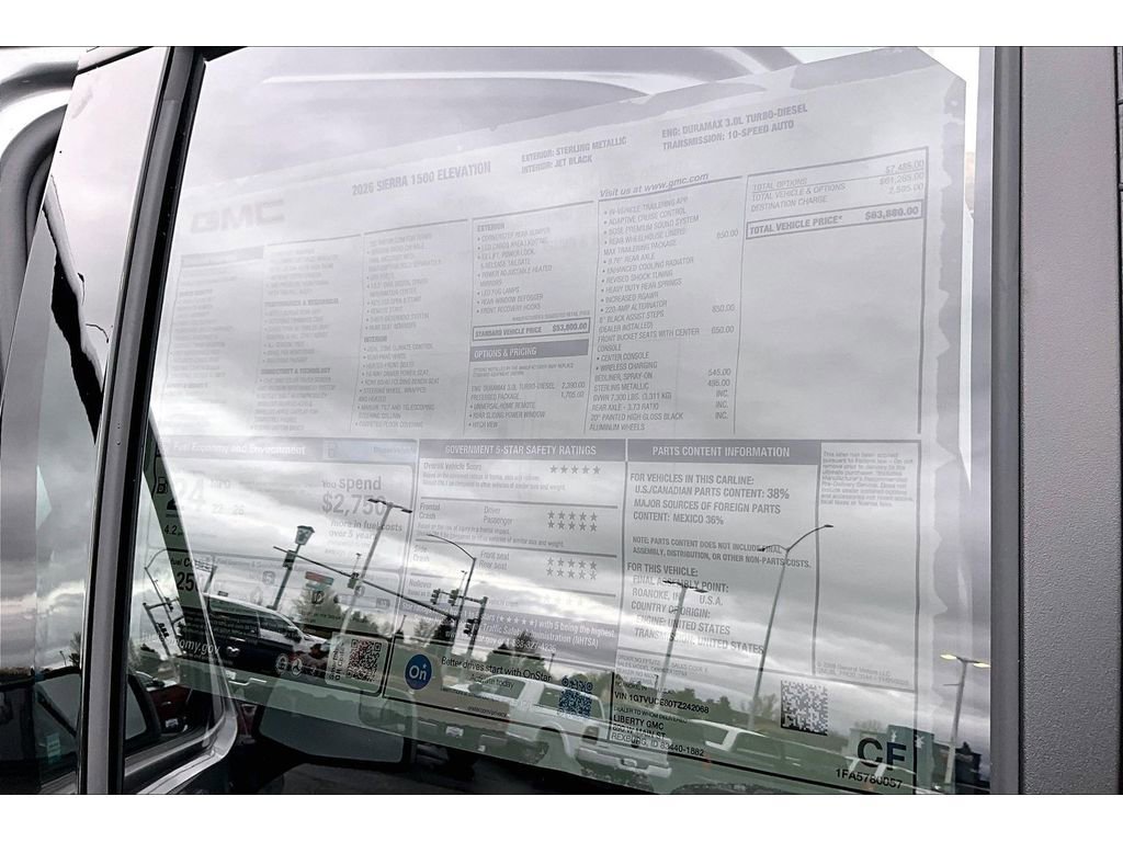 New 2026 GMC Sierra 1500 Elevation w/ Preferred Package image 14