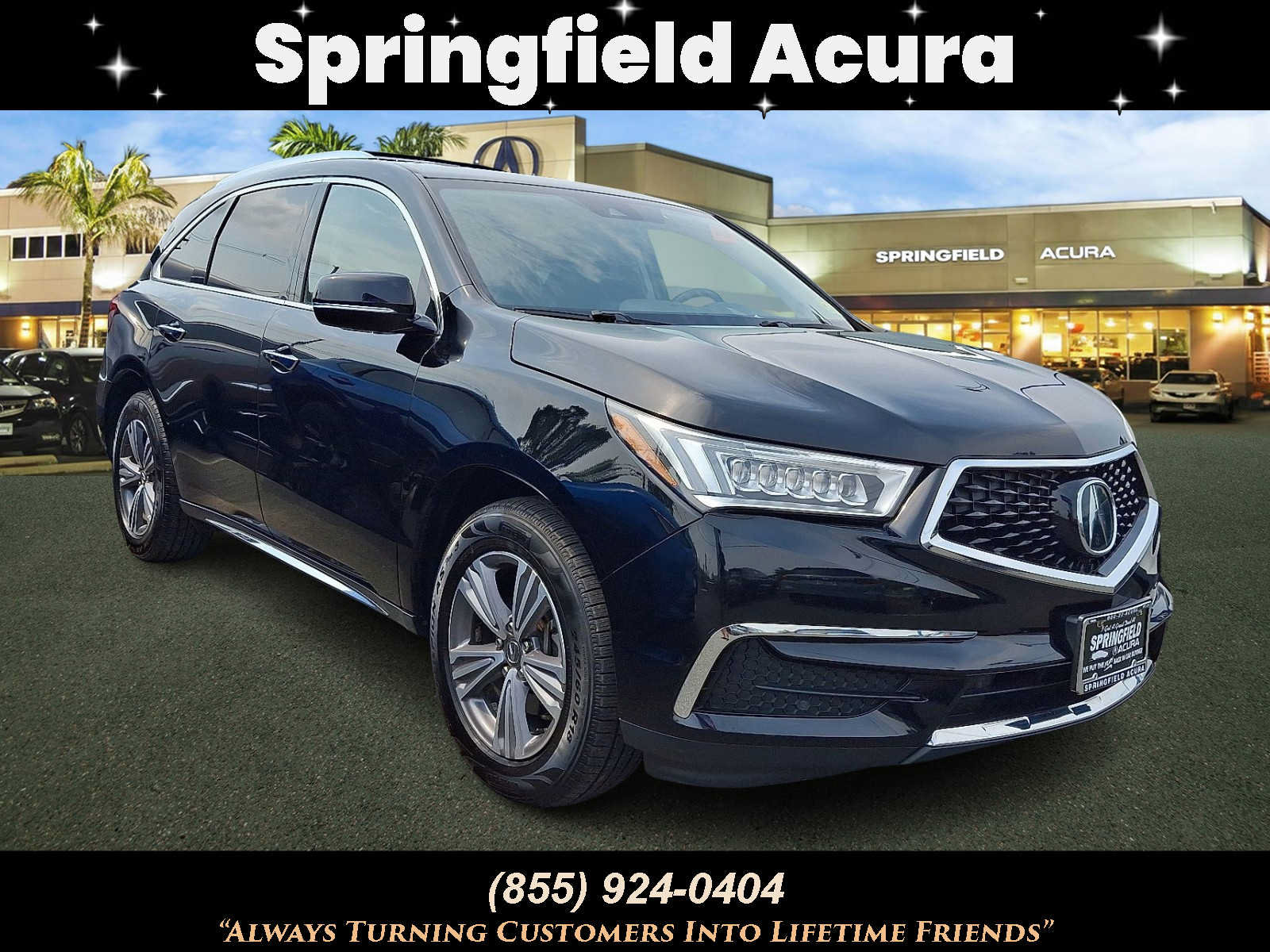 Certified 2019 Acura MDX SH-AWD