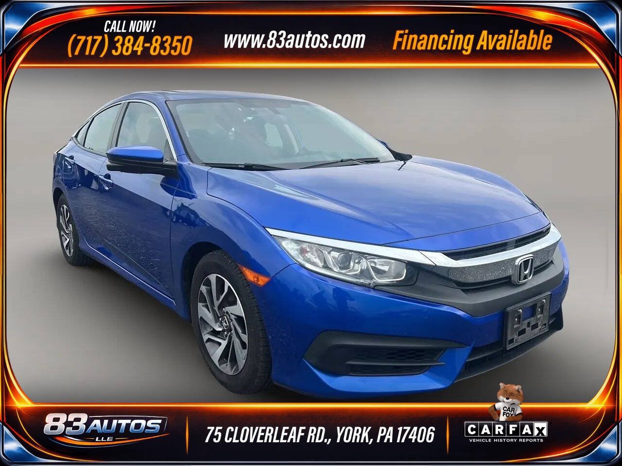 Used 2016 Honda Civic EX