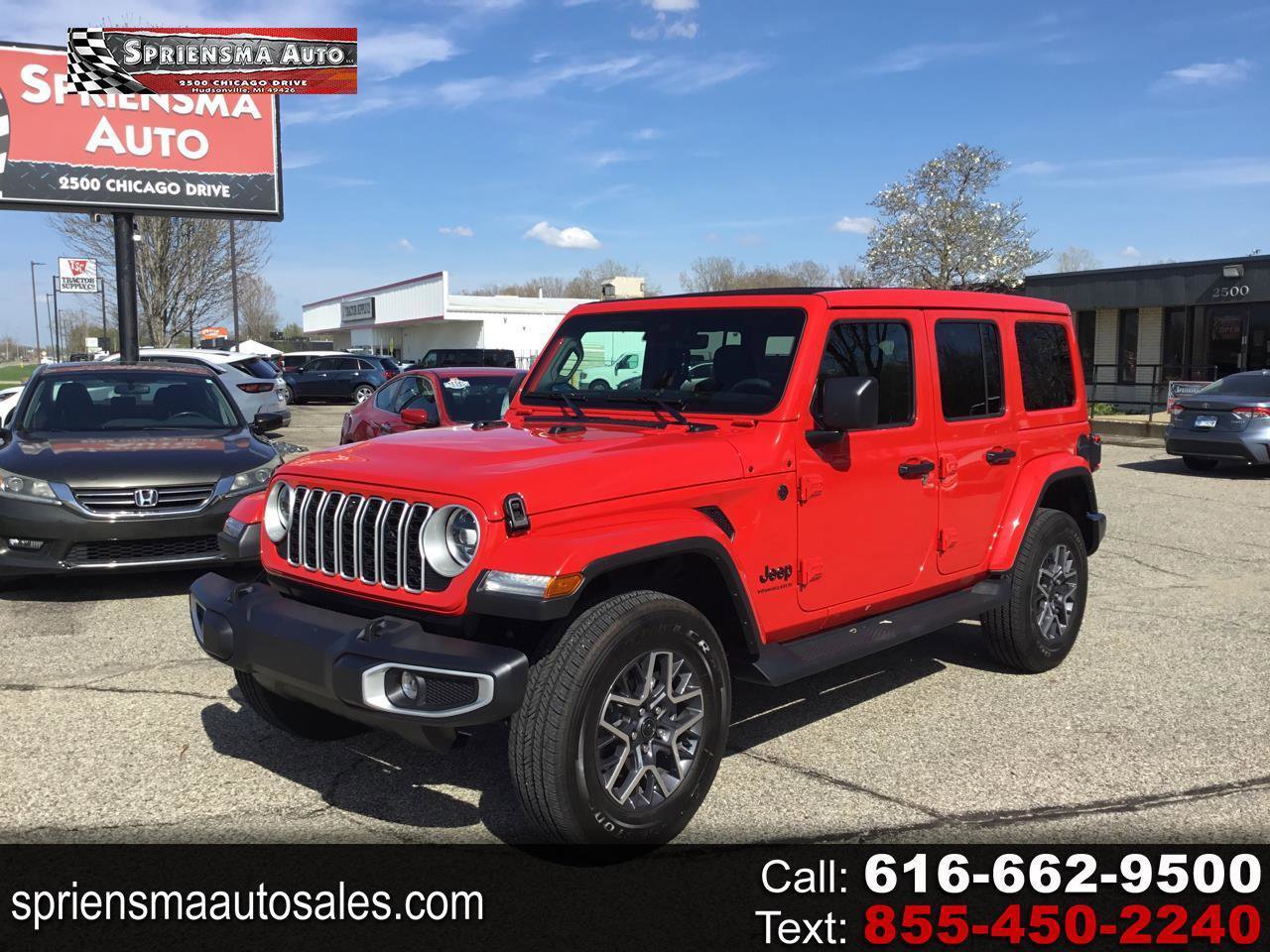 Used 2025 Jeep Wrangler Unlimited Sahara AWD/4WD image 1