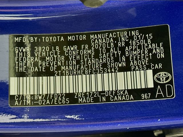 Used 2015 Toyota Corolla S FWD image 17