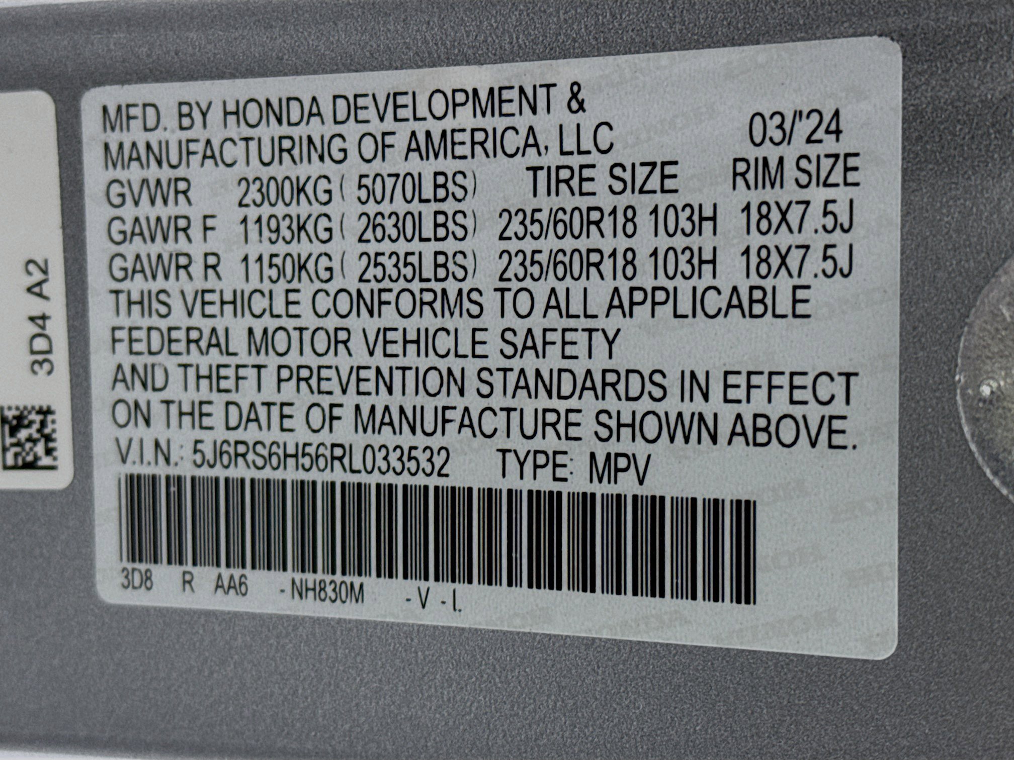 Certified 2024 Honda CR-V Sport image 31