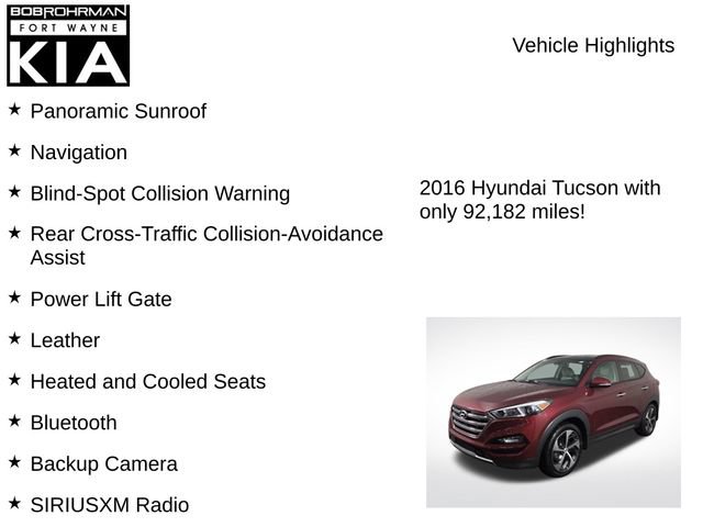 Used 2016 Hyundai Tucson Limited w/ Option Group 03 AWD/4WD image 7