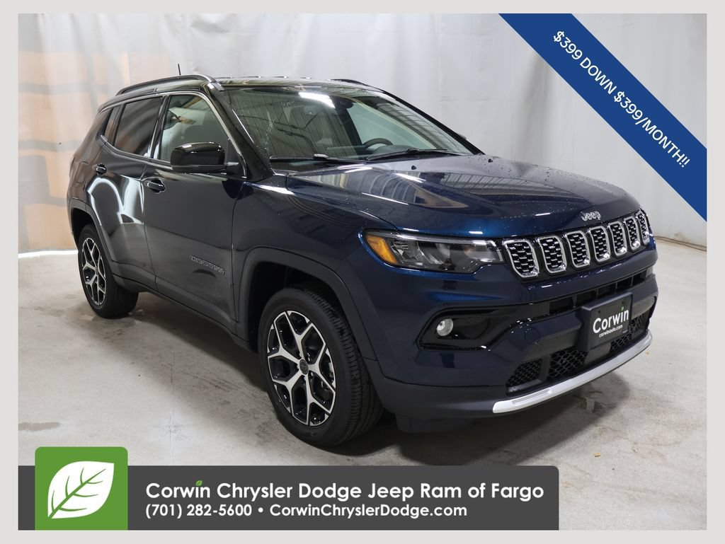 New 2026 Jeep Compass Limited AWD/4WD 360° Tour