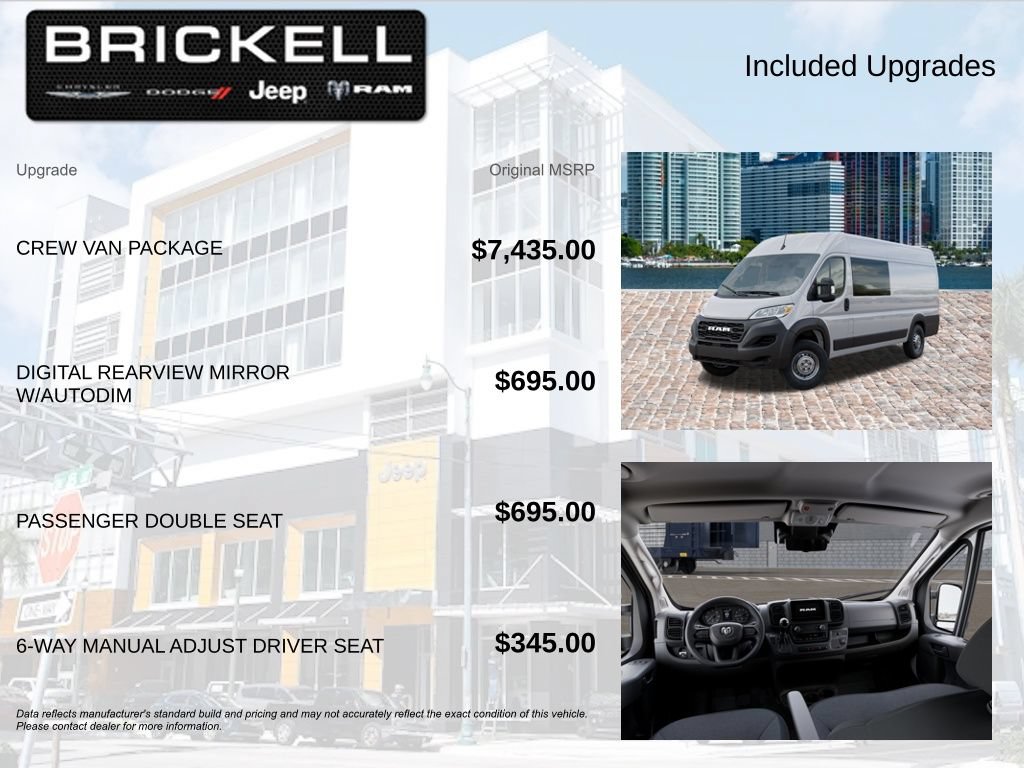 New 2026 RAM ProMaster 3500 w/ Crew Van Package FWD image 5