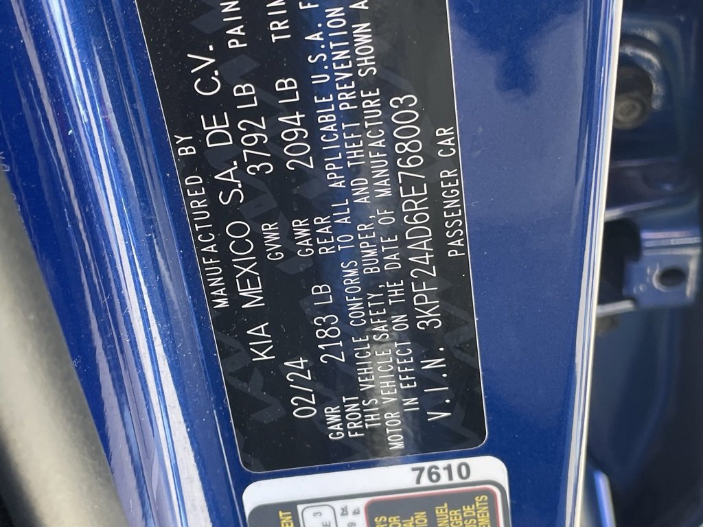 Used 2024 Kia Forte LXS w/ LXS Technology Package image 31