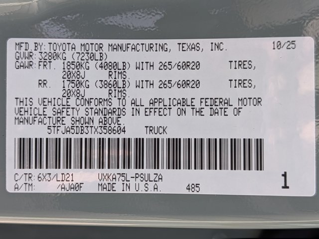 Used 2026 Toyota Tundra Limited AWD/4WD image 27
