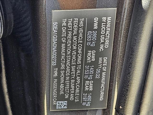 Used 2022 Lucid Air Grand Touring image 24