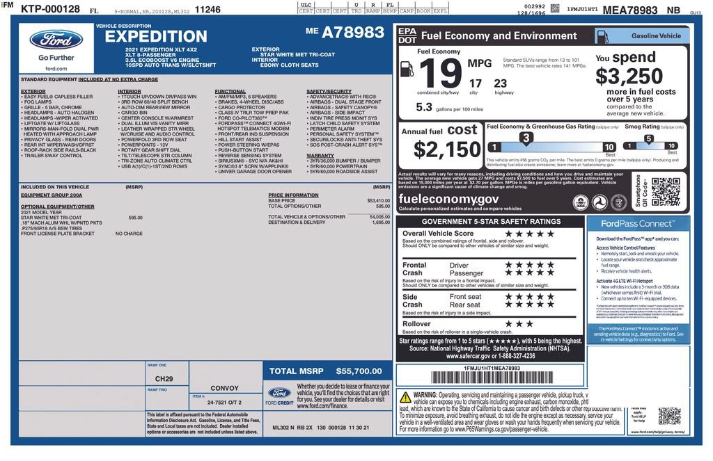 Certified 2021 Ford Expedition XLT RWD image 5