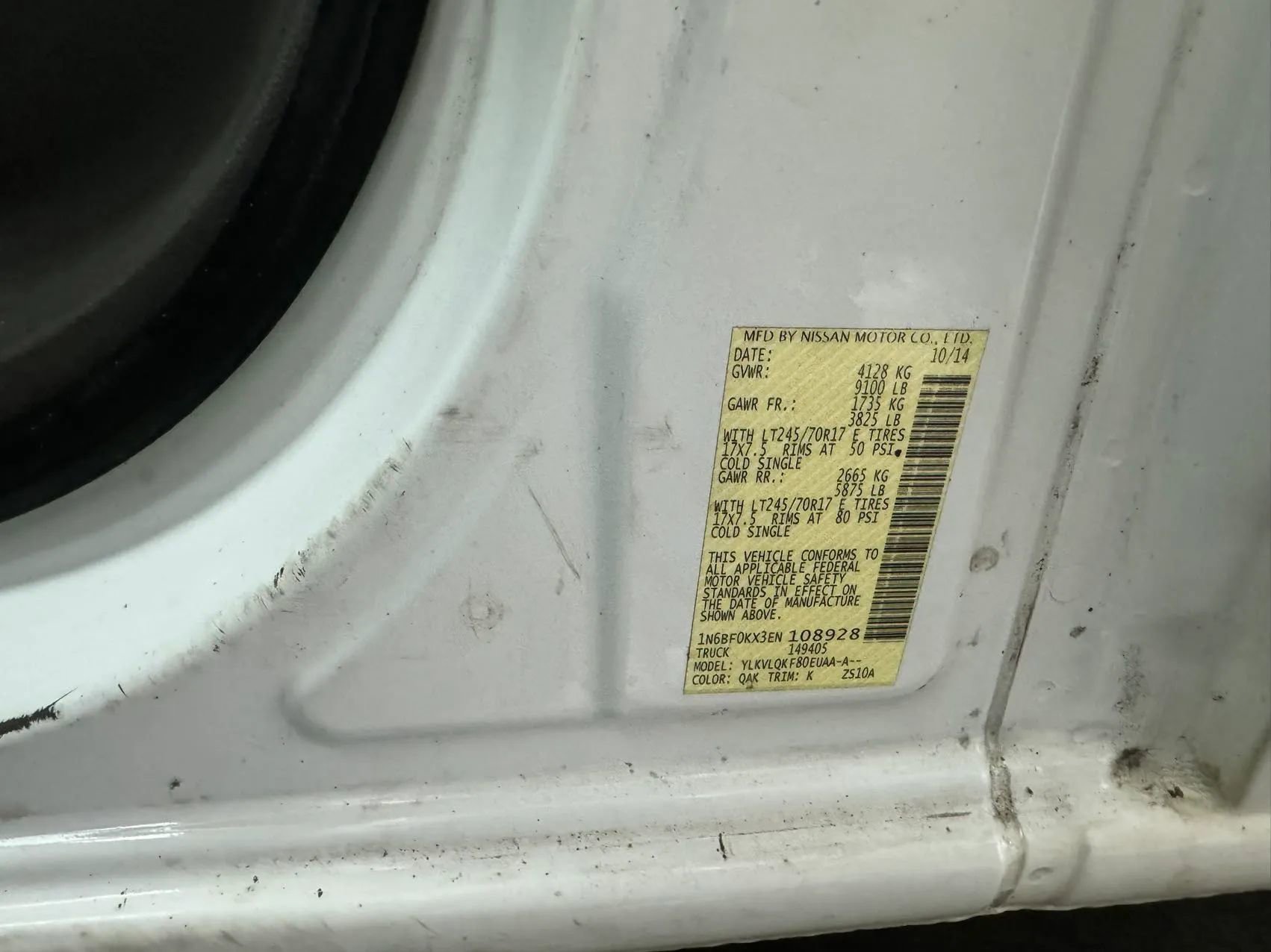 Used 2014 Nissan NV 2500 S w/ Power Basic Package image 23