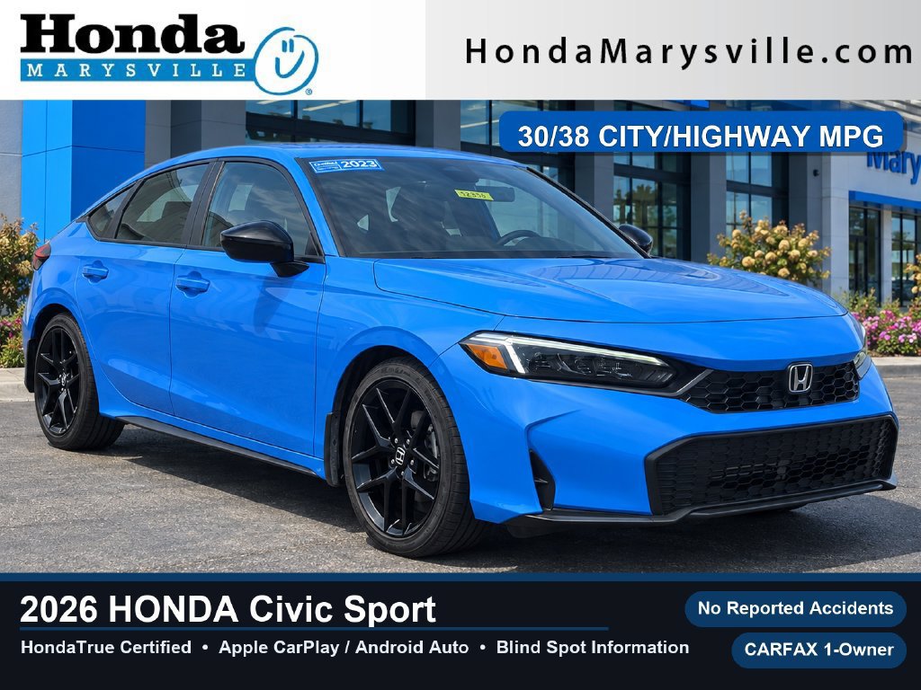 Certified 2026 Honda Civic Sport