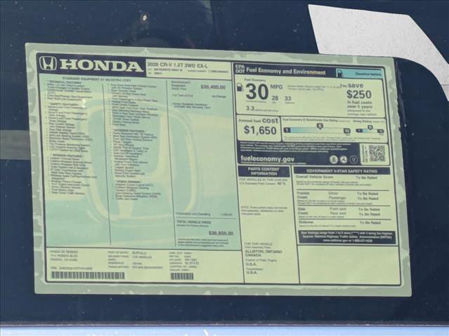 New 2026 Honda CR-V EX-L image 17