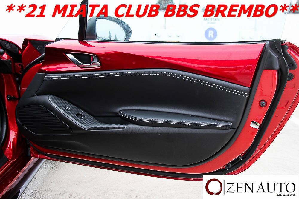 Used 2021 MAZDA MX-5 Miata Club w/ Brembo/BBS Recaro Package image 31