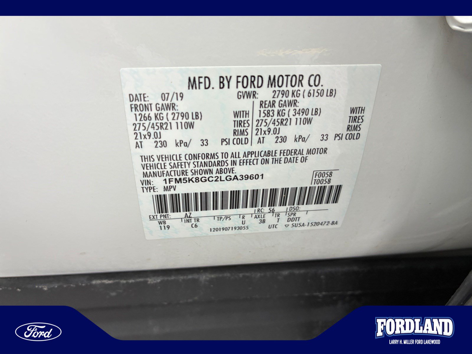Used 2020 Ford Explorer ST w/ ST Street Pack AWD/4WD image 25