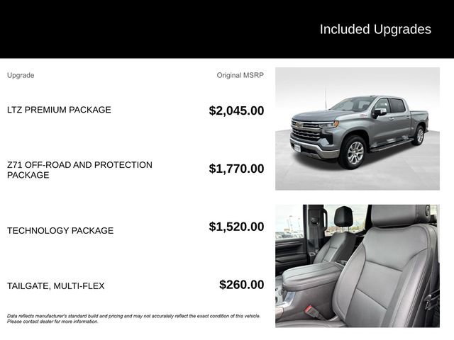 Used 2024 Chevrolet Silverado 1500 LTZ w/ LTZ Premium Package AWD/4WD image 5