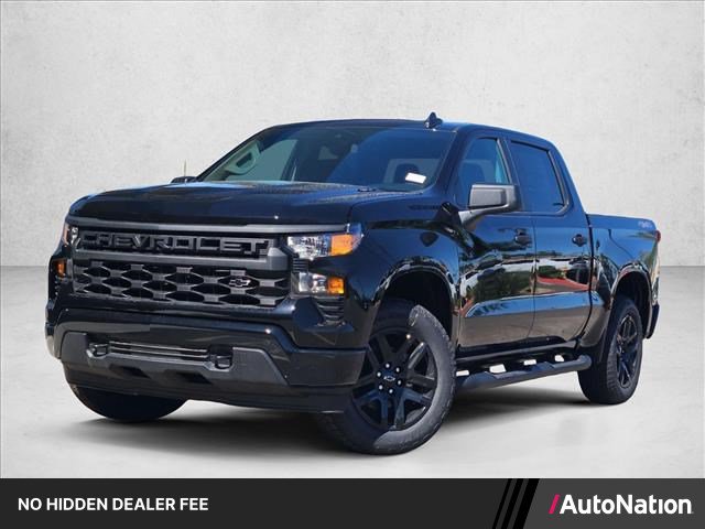 New 2026 Chevrolet Silverado 1500 Custom w/ Turbomax Blackout Package AWD/4WD image 1