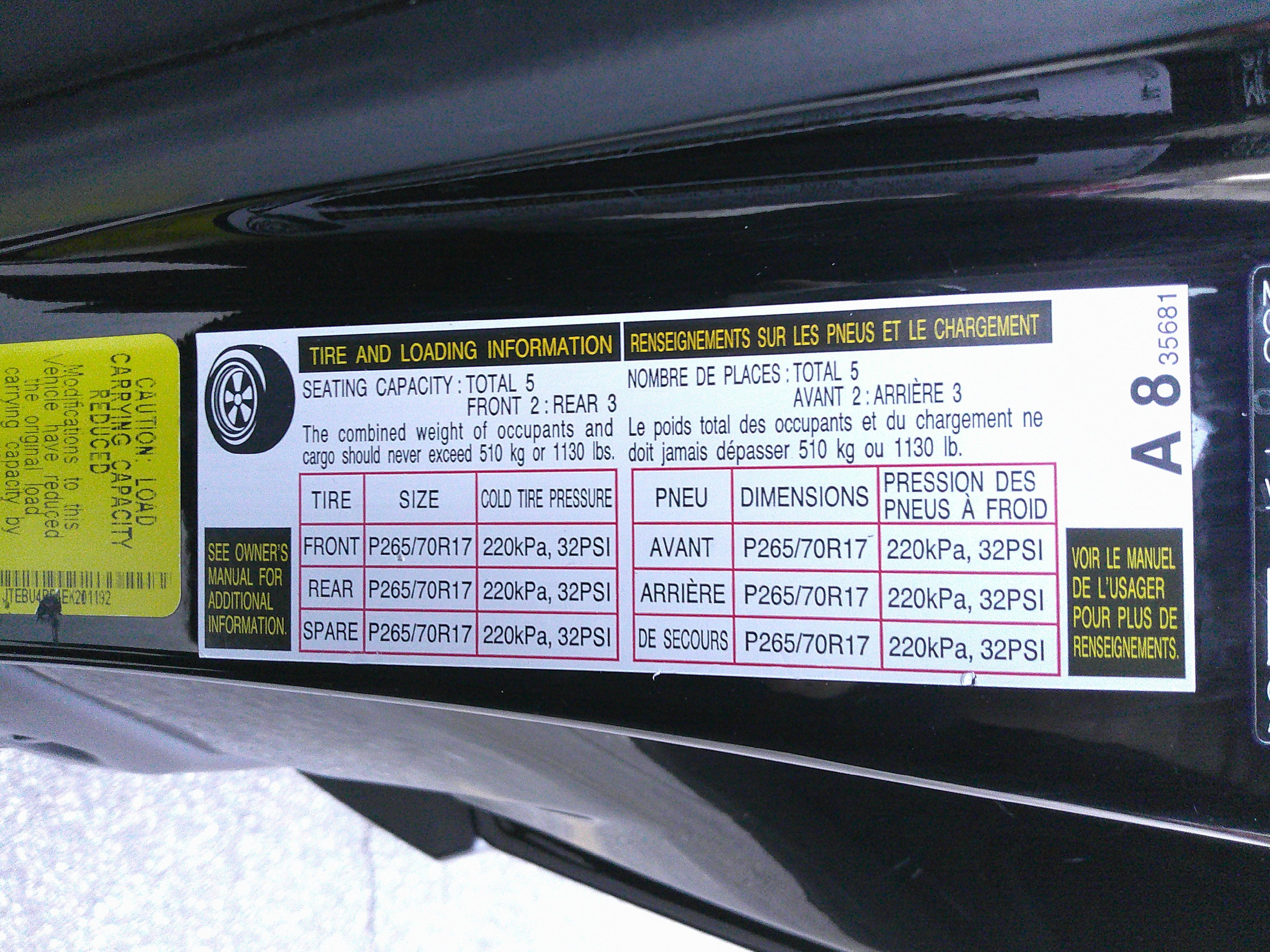 Used 2014 Toyota FJ Cruiser 4WD w/ Convenience Package image 47