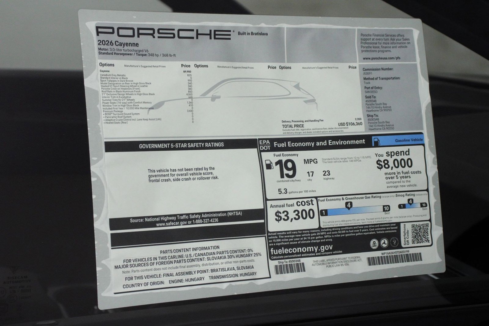 New 2026 Porsche Cayenne AWD/4WD image 25