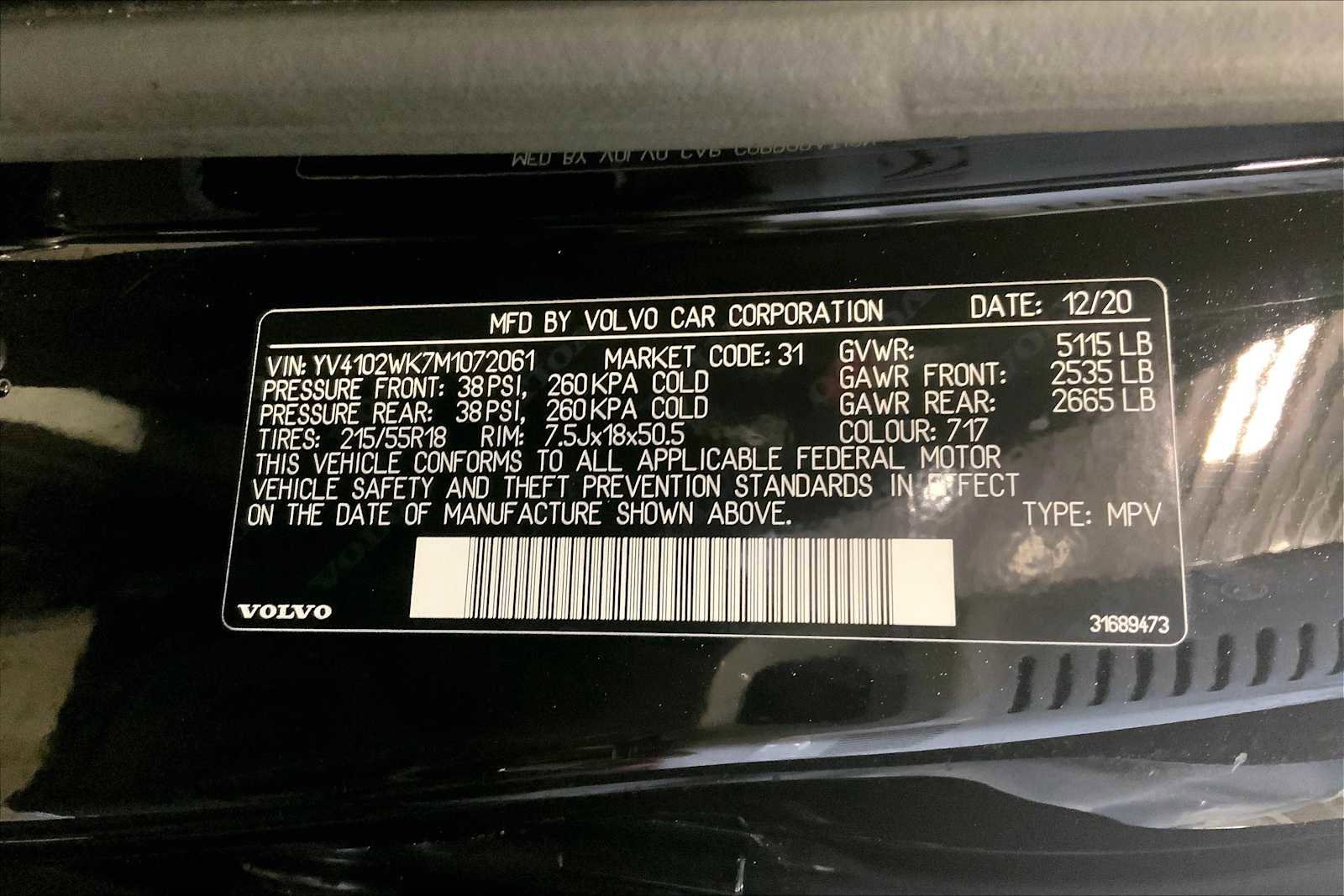 Used 2021 Volvo V60 T5 Cross Country image 33