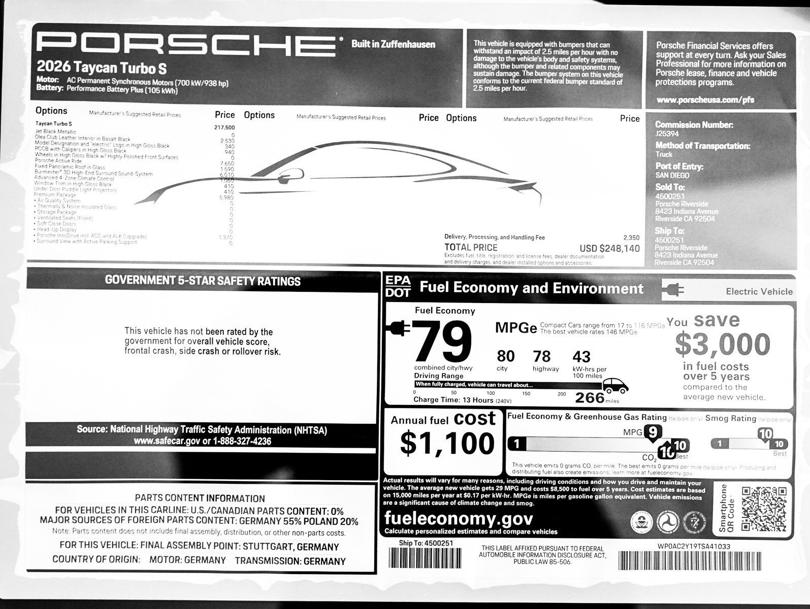 New 2026 Porsche Taycan Turbo S image 29