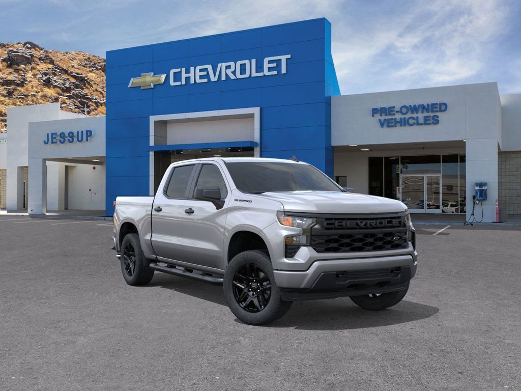 New 2026 Chevrolet Silverado 1500 Custom w/ Turbomax Blackout Package image 1