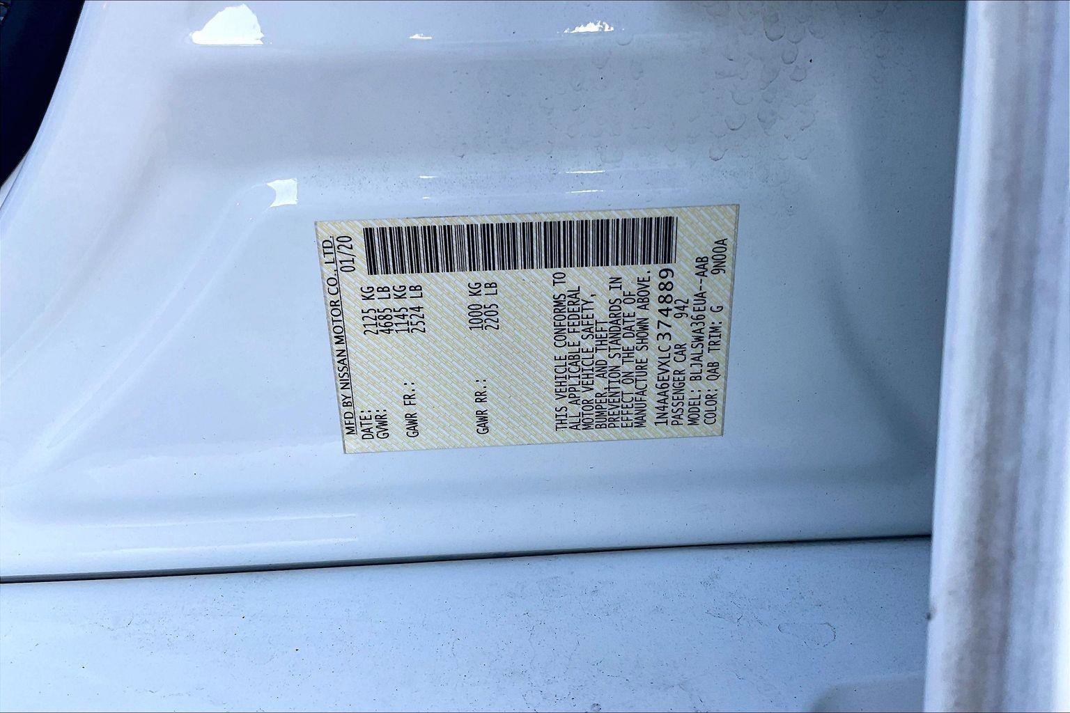 Used 2020 Nissan Maxima SR w/ Sport Mat Group image 3