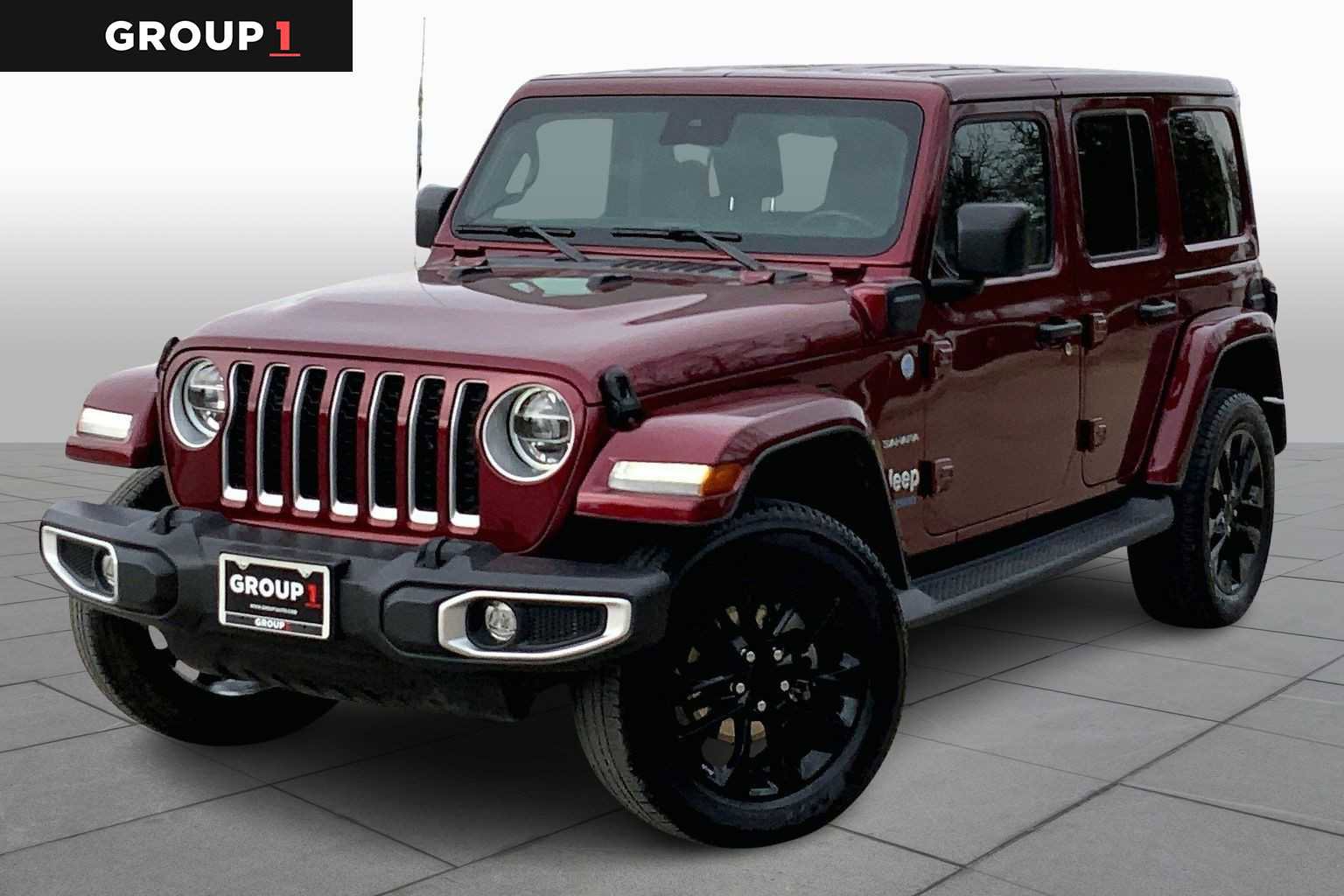 Used 2021 Jeep Wrangler Unlimited Sahara w/ Cold Weather Group image 1