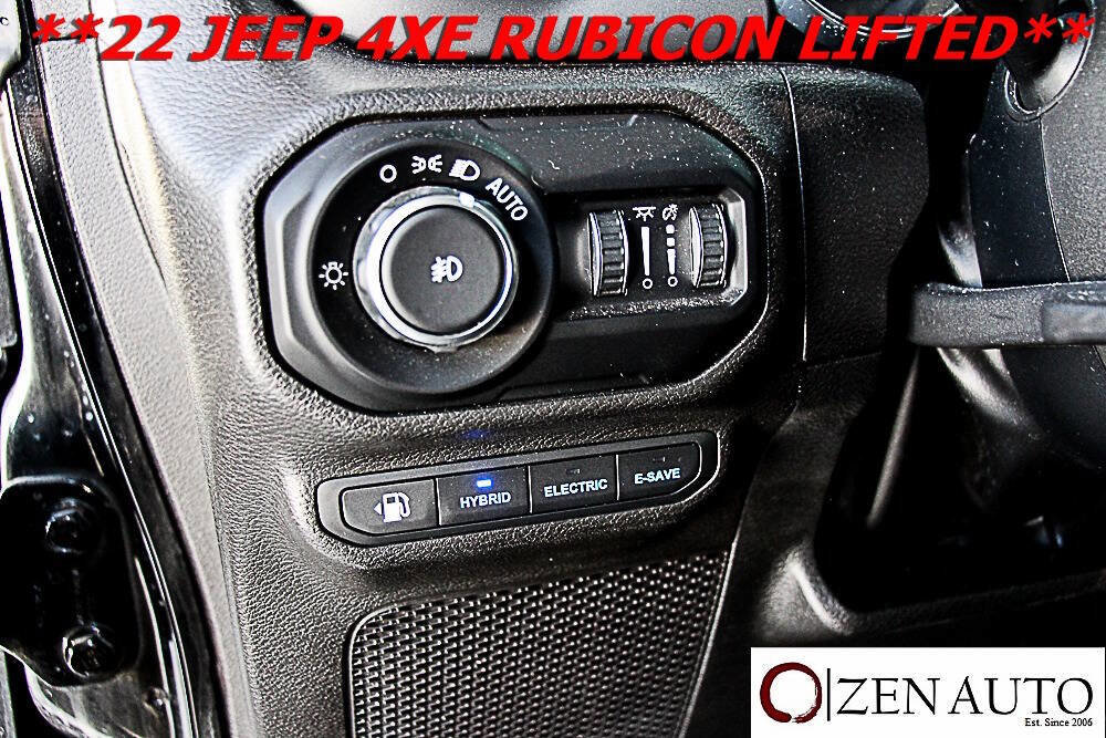 Used 2022 Jeep Wrangler Unlimited Rubicon 4xe w/ Cold Weather Group image 26