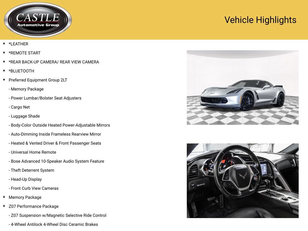Used 2018 Chevrolet Corvette Grand Sport w/ Z07 Performance Package RWD image 3