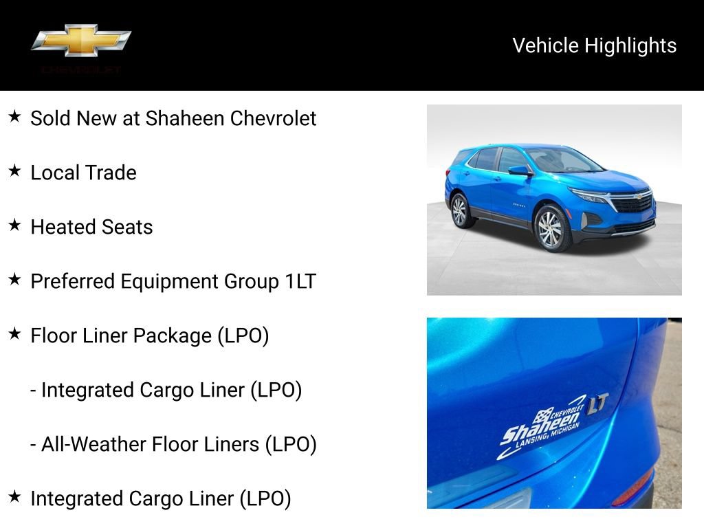 Used 2024 Chevrolet Equinox LT w/ LPO, Floor Liner Package FWD image 19