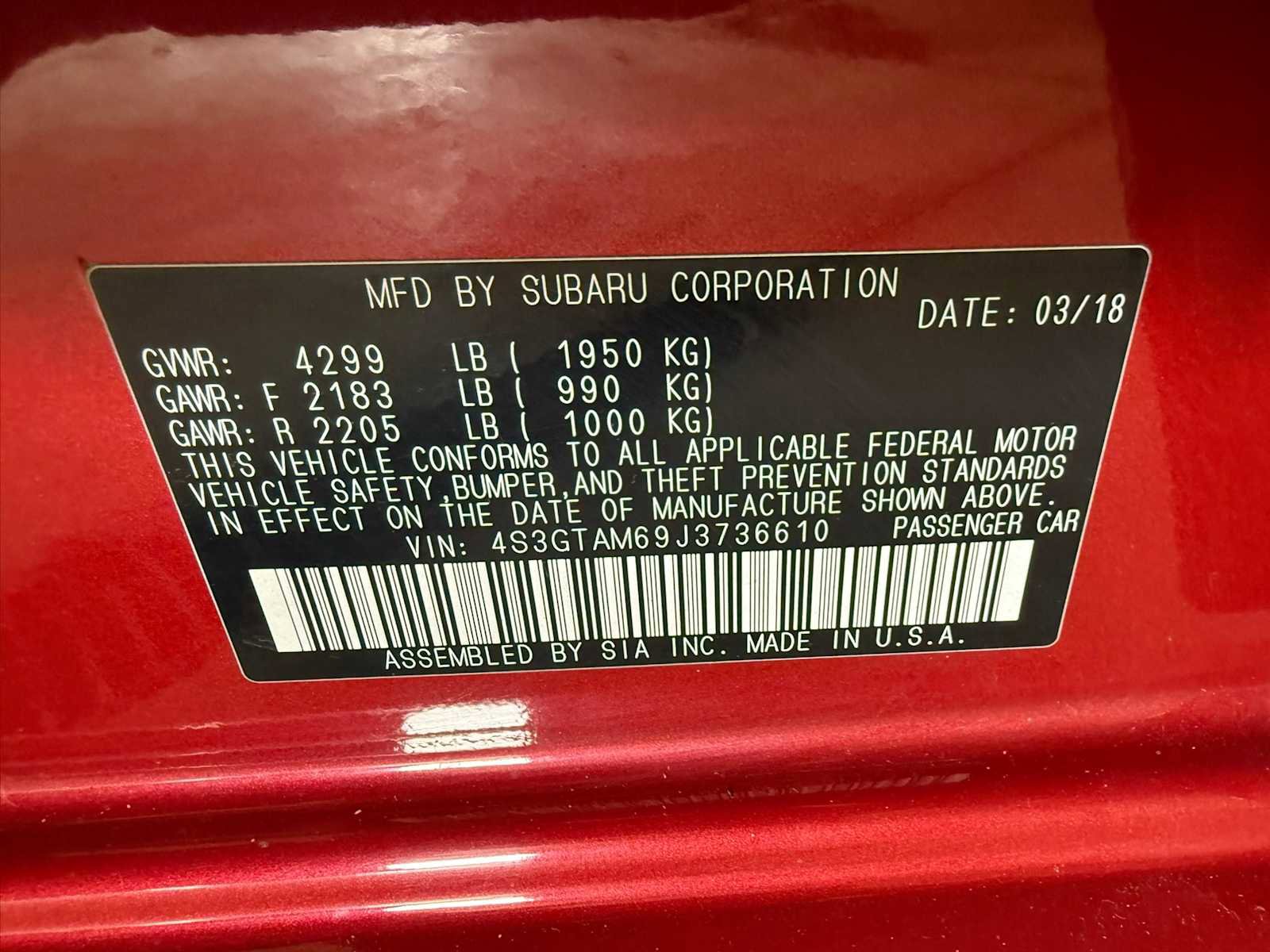 Used 2018 Subaru Impreza 2.0i Sport AWD/4WD image 40