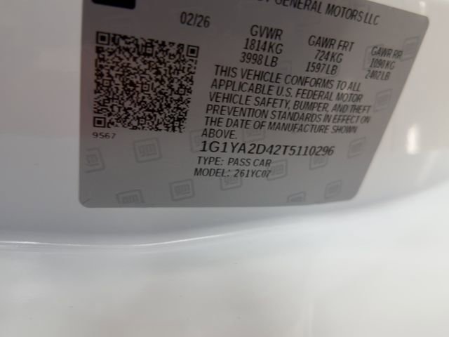 New 2026 Chevrolet Corvette Stingray Coupe w/ Chrome Exterior Badge Package image 23