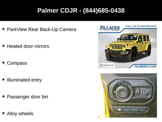 Certified 2022 Jeep Wrangler Unlimited Sahara w/ Cold Weather Group image 36
