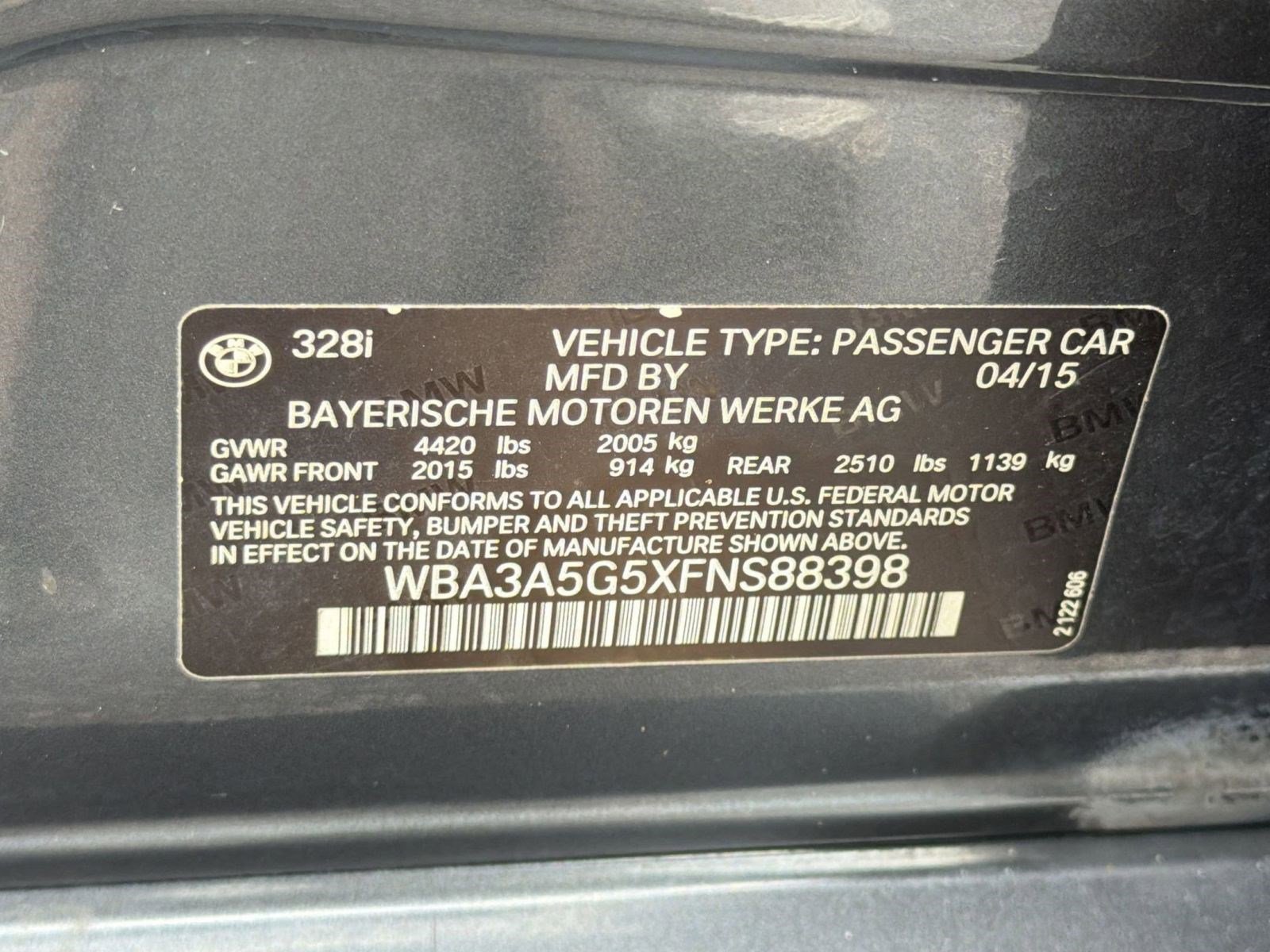 Used 2015 BMW 328i Sedan RWD image 21