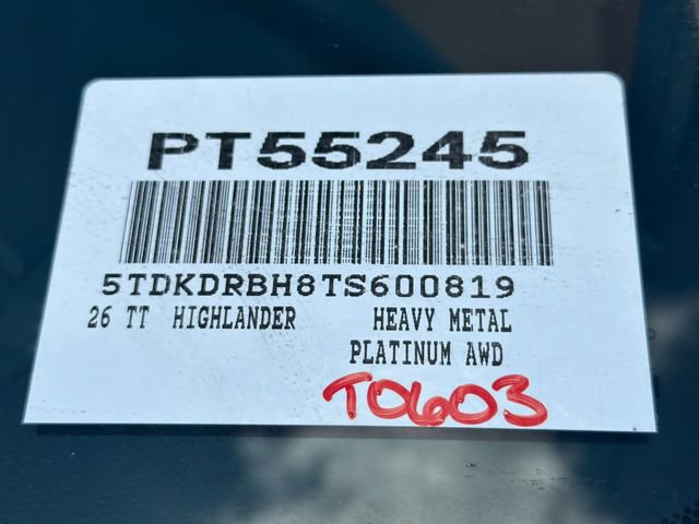 Used 2026 Toyota Highlander Platinum AWD/4WD image 34