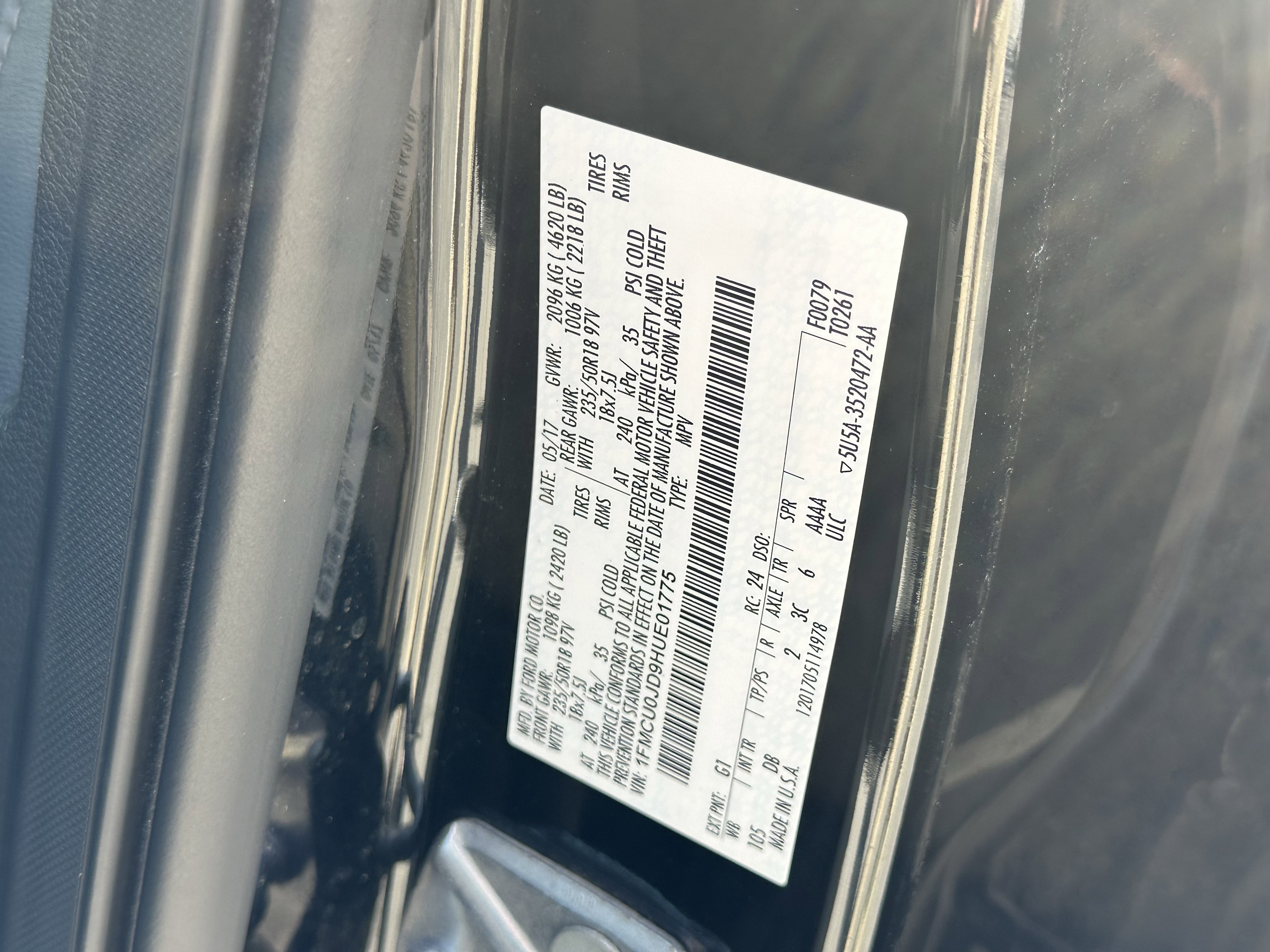 Used 2017 Ford Escape Titanium w/ Equipment Group 301A image 38