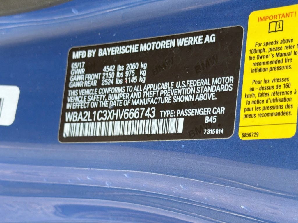Used 2017 BMW M240i Convertible RWD image 42