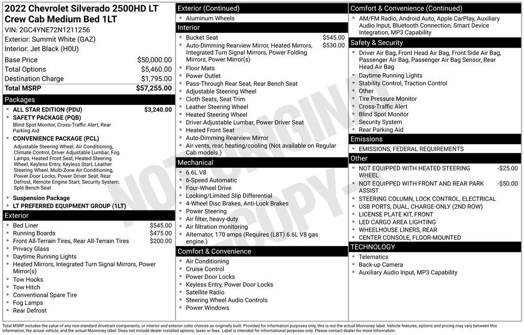 Used 2022 Chevrolet Silverado 2500 LT w/ All Star Edition image 3