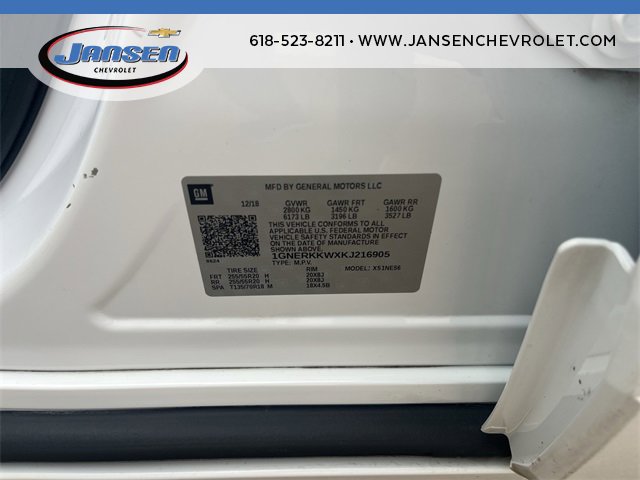 Used 2019 Chevrolet Traverse Premier w/ Driver Confidence II Package image 33