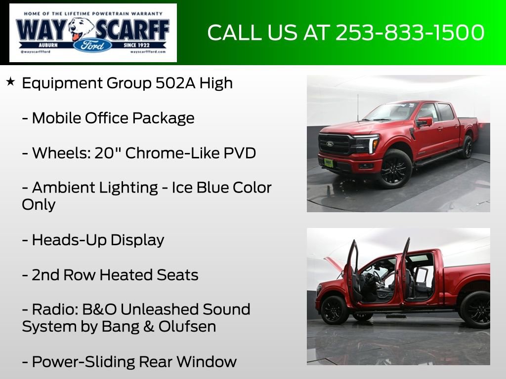 New 2025 Ford F150 Lariat w/ Equipment Group 502A High image 6