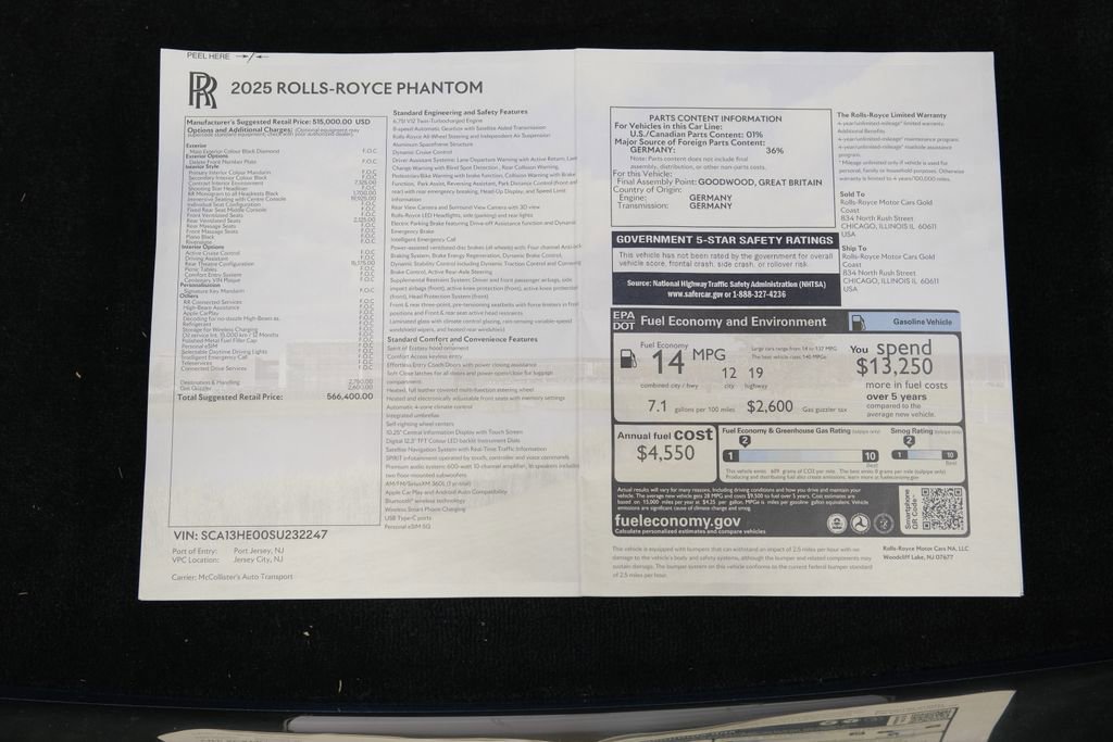 Used 2025 Rolls-Royce Phantom Sedan image 49