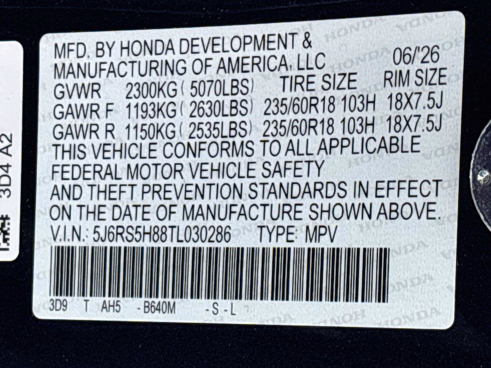 Certified 2026 Honda CR-V Sport-L image 36