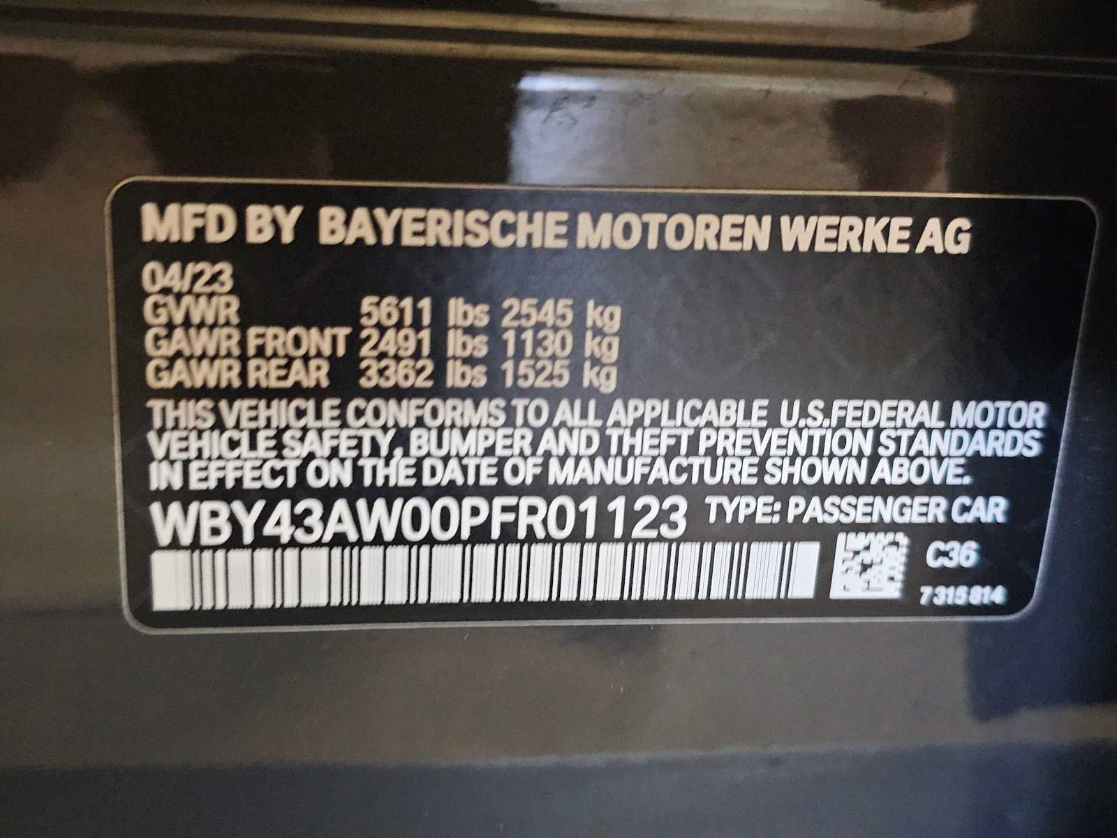 Certified 2023 BMW i4 eDrive35 w/ Premium Package RWD image 36