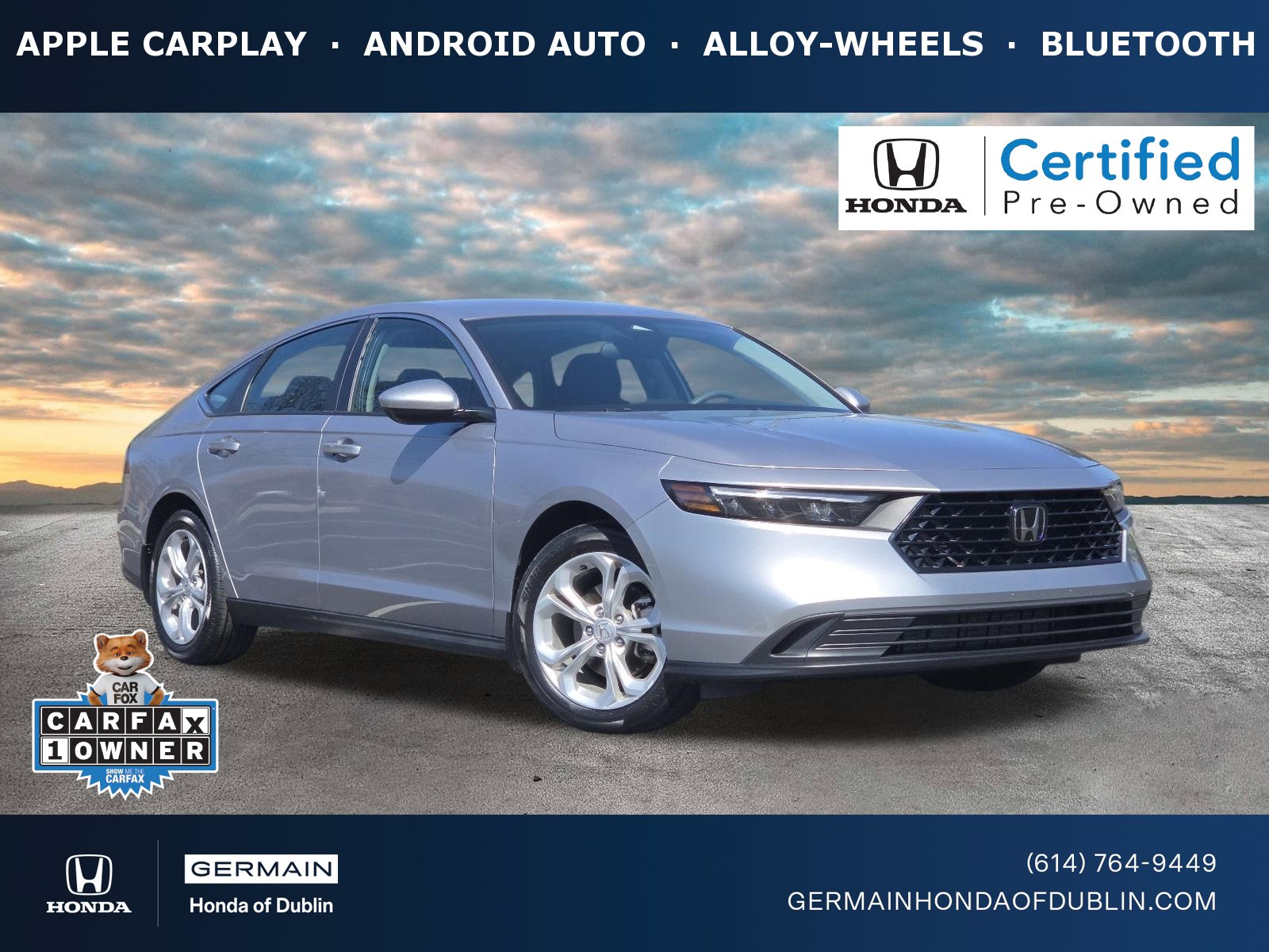 Certified 2023 Honda Accord LX