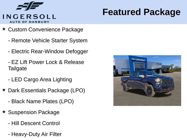Used 2022 Chevrolet Silverado 1500 Custom Trail Boss w/ LPO, Dark Essentials Package AWD/4WD image 15