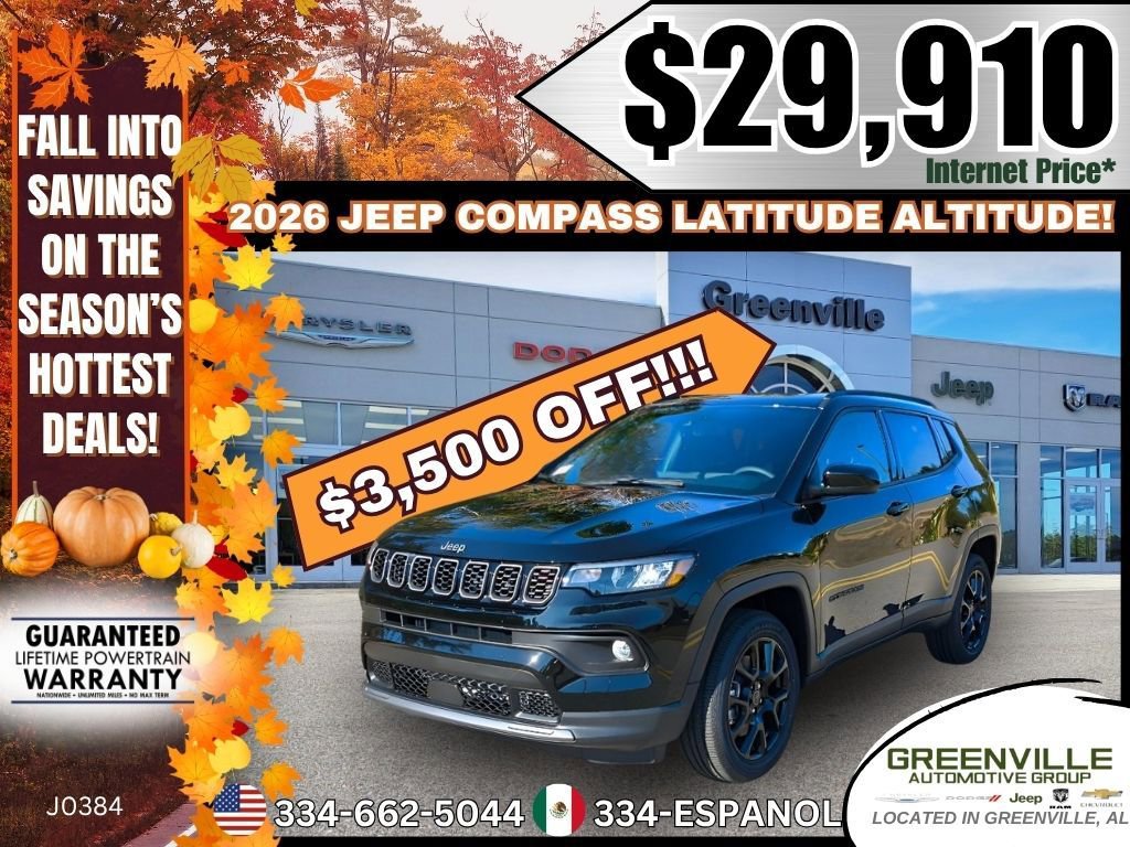 New 2026 Jeep Compass Latitude