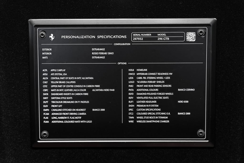 Certified 2023 Ferrari 296 GTB RWD image 24