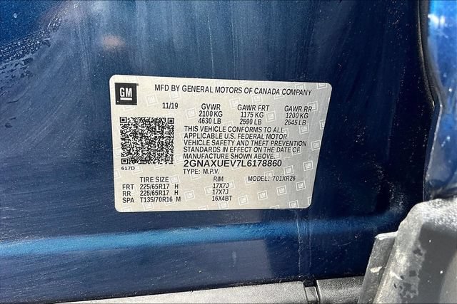 Used 2020 Chevrolet Equinox LT AWD/4WD image 19
