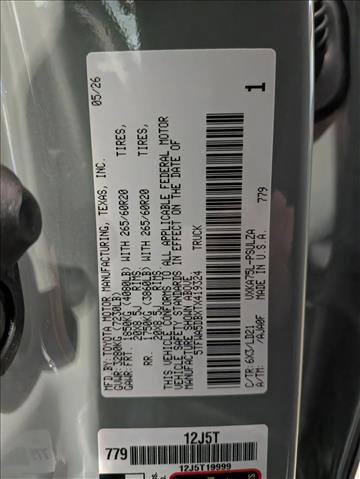 New 2026 Toyota Tundra Limited AWD/4WD image 17